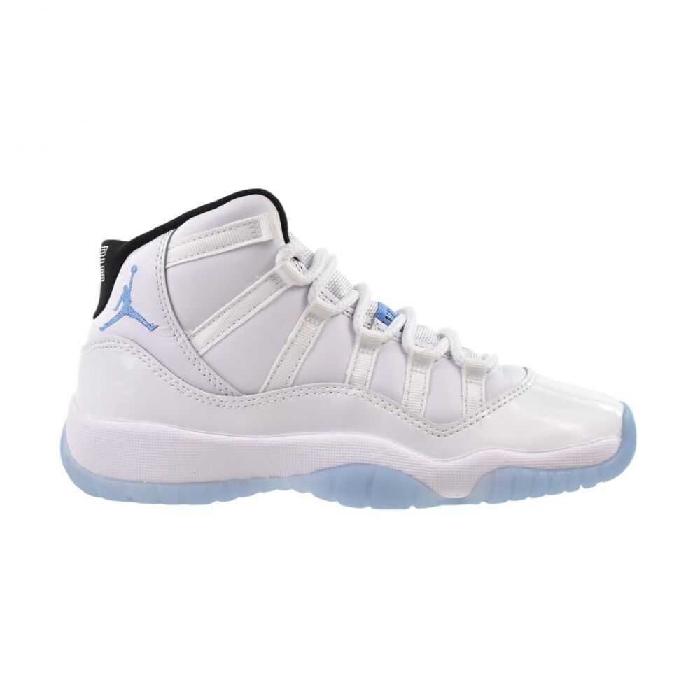 Air Jordan 11 Retro (GS)  "Legend Blue" Big Kids' Shoes White 378038-104