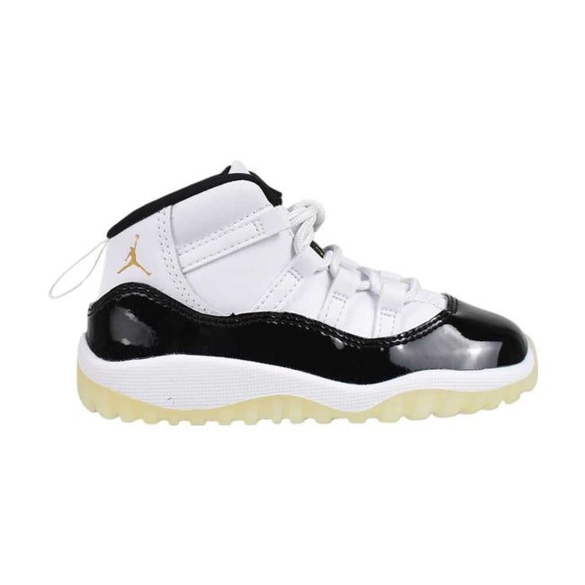 Jordan 11 Retro "Gratitude" Toddlers' Shoes White-Metallic Gold 378040-170
