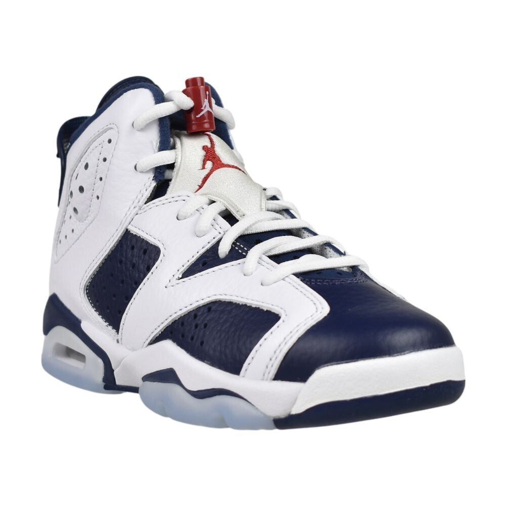 Jordan 6 Retro "Paris Olympics" (GS) Big Kids' Shoes White/Red 384665-164