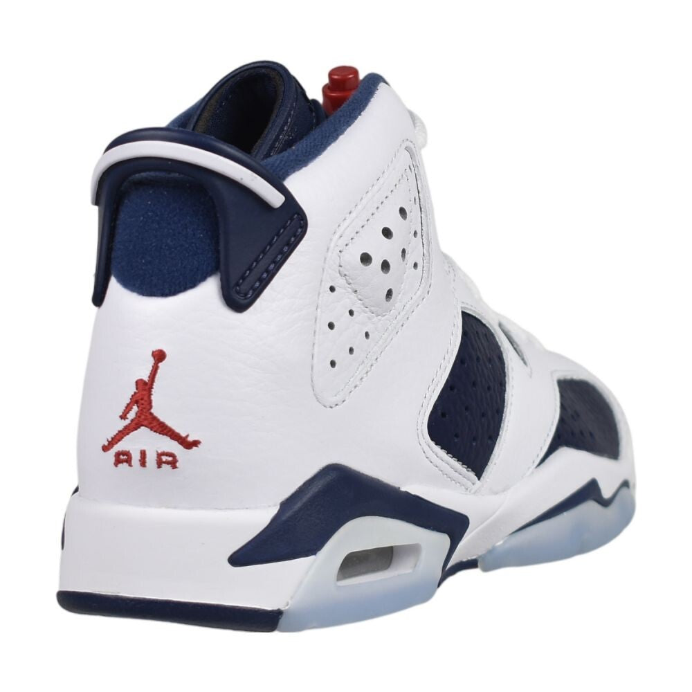 Jordan 6 Retro "Paris Olympics" (GS) Big Kids' Shoes White/Red 384665-164