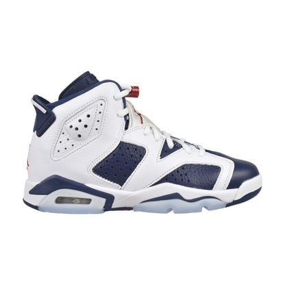 Jordan 6 Retro "Paris Olympics" (GS) Big Kids' Shoes White/Red 384665-164