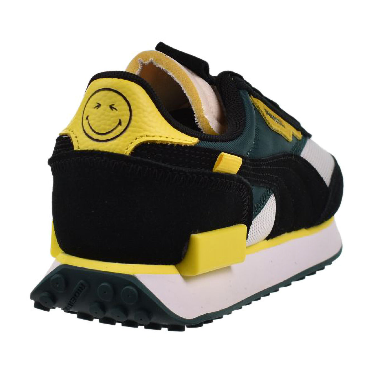 Puma Future Rider Jr Smiley World Big Kids' Shoes Black-Yellow