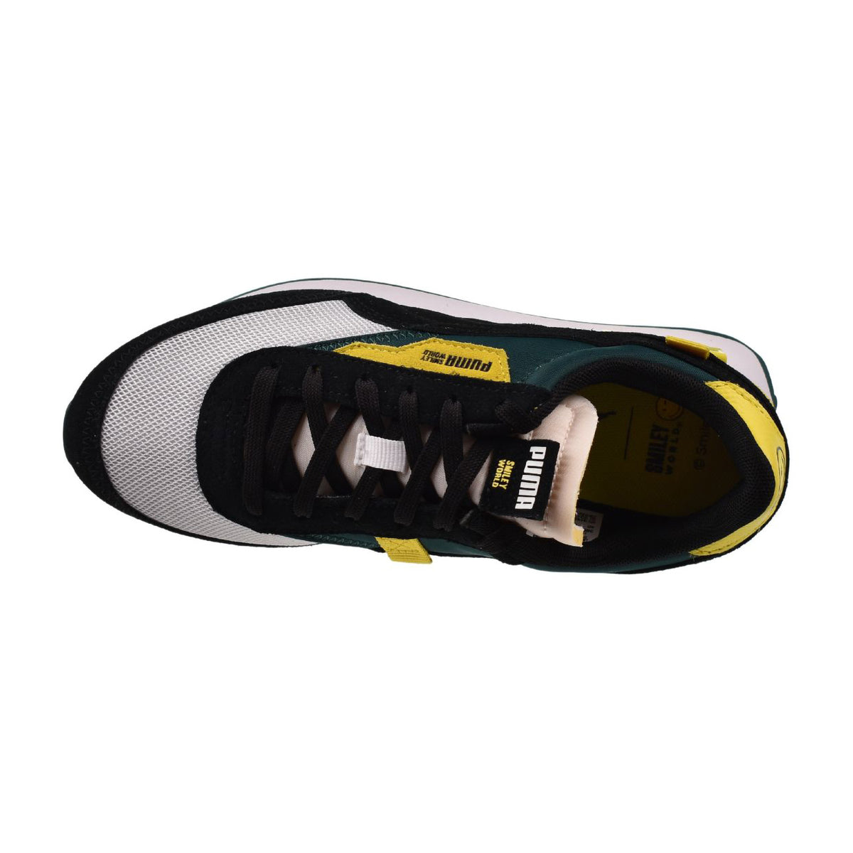 Puma Future Rider Jr Smiley World Big Kids' Shoes Black-Yellow