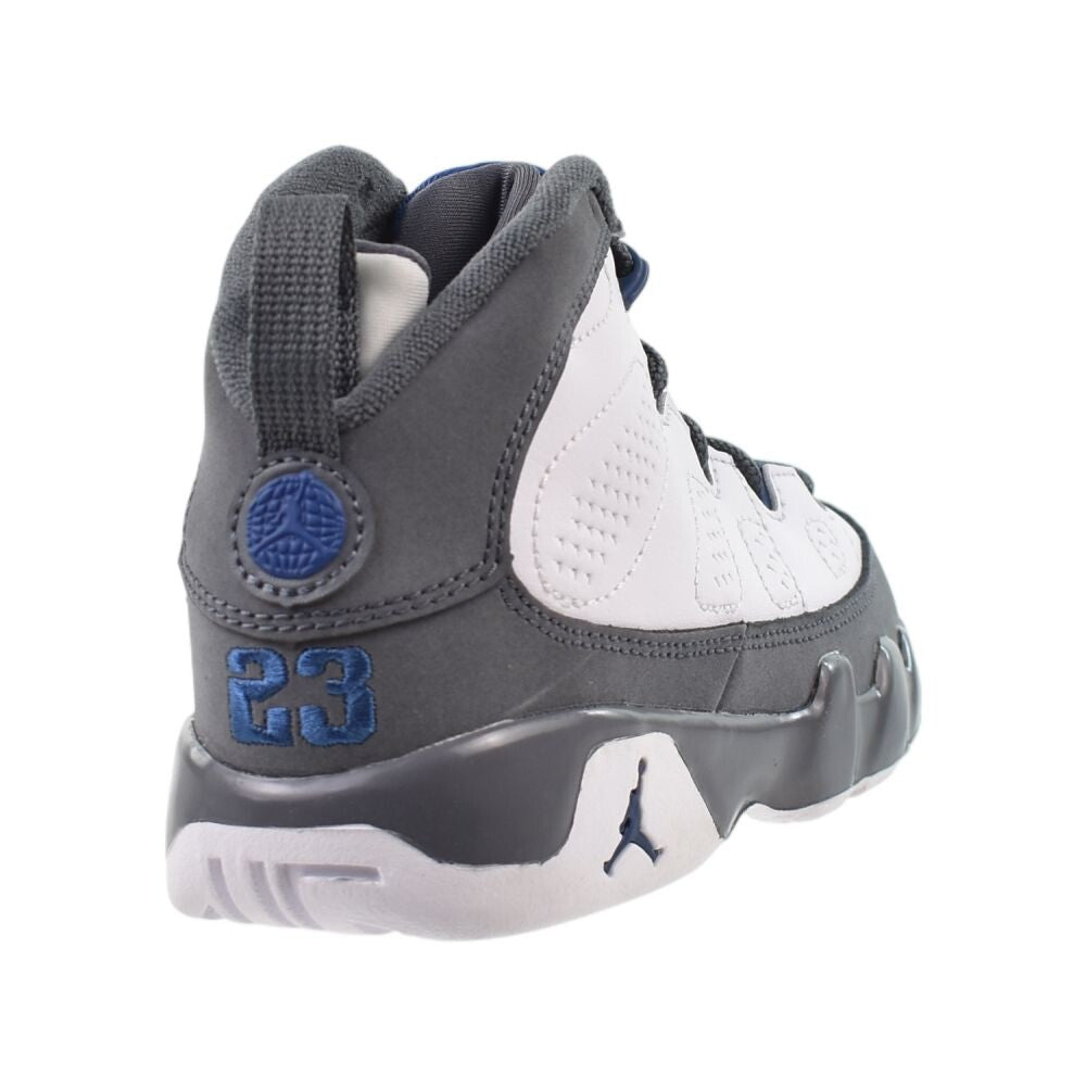 Jordan 9 Retro (PS) "Flint Grey" Little Kids' Shoes White/Blue 401811-100