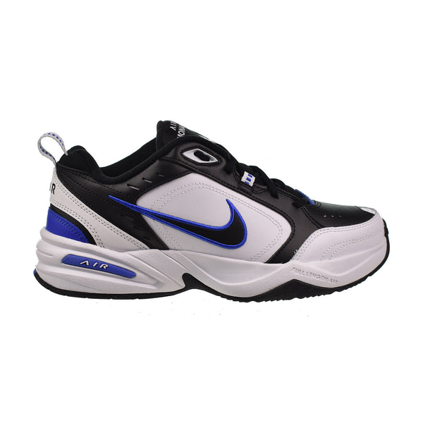 Nike Air Monarch IV Men's Shoes Black-White-Royal Blue