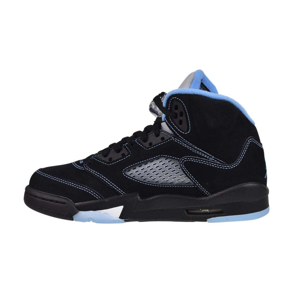 Air Jordan 5 Retro (GS) Big Kids' Shoes Black/University Blue 440888-008