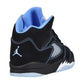 Jordan 5 Retro (PS) "University Blue" Little Kids' Shoes Black 440889-008