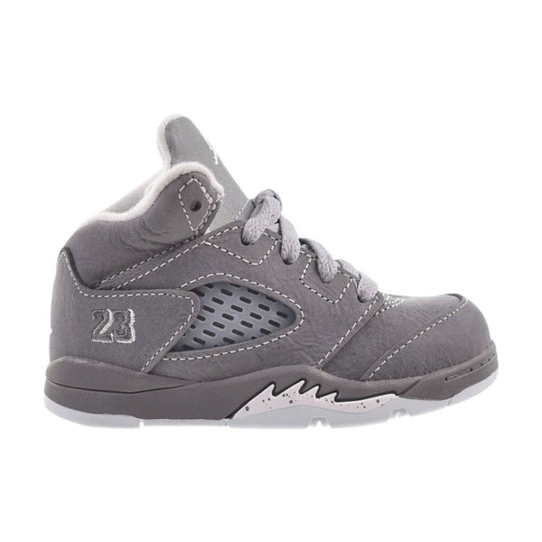 Jordan 5 Retro (TD) Toddlers' Shoes Light Graphite/White-Grey 440890-002