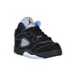 Jordan 5 Retro (TD) Toddlers' Shoes Black/University Blue 440890-008