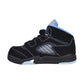 Jordan 5 Retro (TD) Toddlers' Shoes Black/University Blue 440890-008