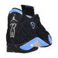 Air Jordan 14 Retro Men's Shoes Black/White-University Blue 487471-007