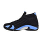 Air Jordan 14 Retro Men's Shoes Black/White-University Blue 487471-007