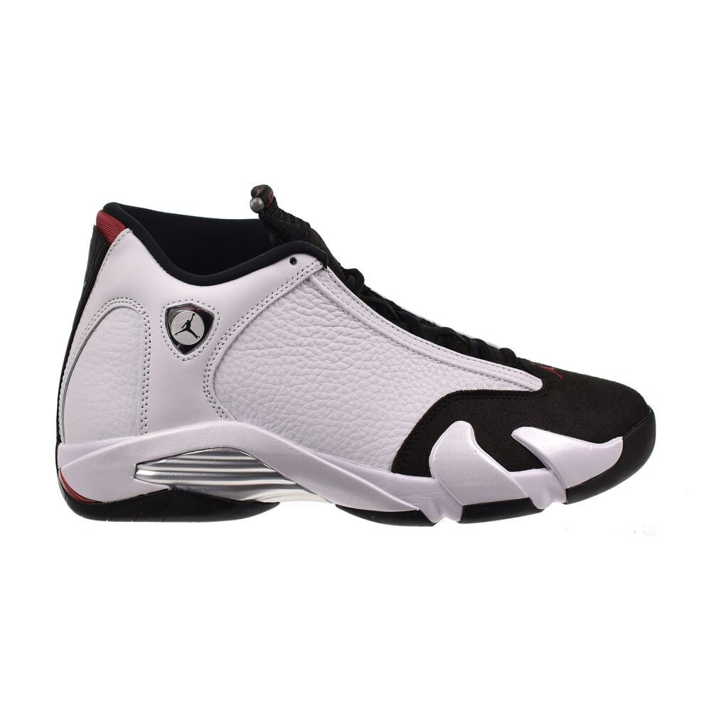 Jordan 14 Retro "Black Toe" Men's Shoes White/Varsity Red-Black 487471-160