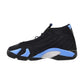 Air Jordan 14 Retro (GS) Big Kids' Shoes Black/University Blue 487524-007