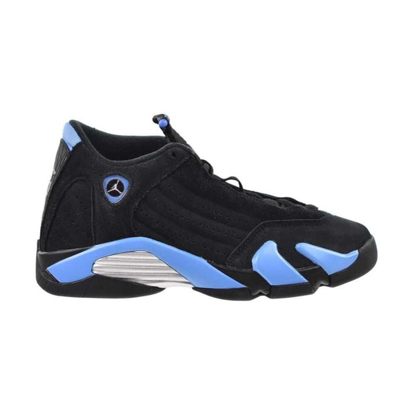 Air Jordan 14 Retro (GS) Big Kids' Shoes Black/University Blue 487524-007