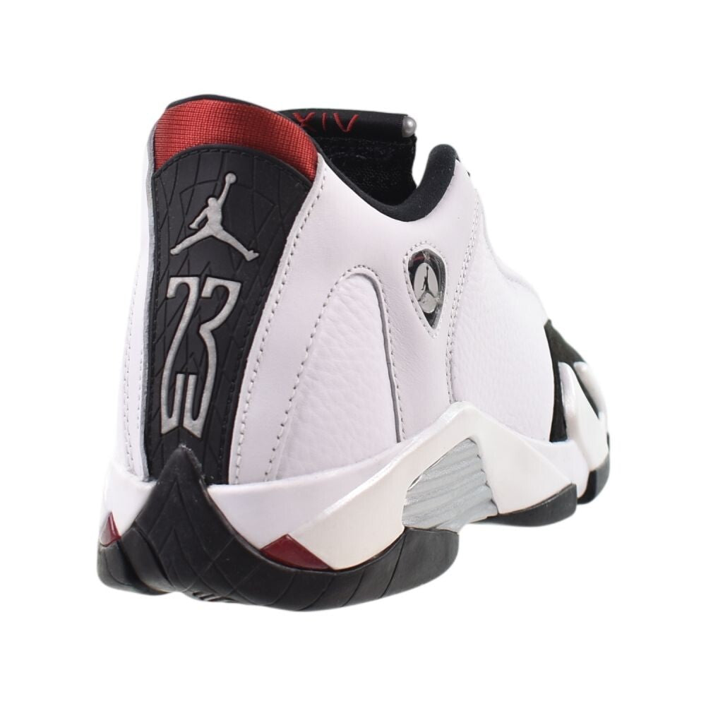 Air Jordan 14 Retro (GS) Big Kids Shoes White/Varsity Red-Black 487524-160