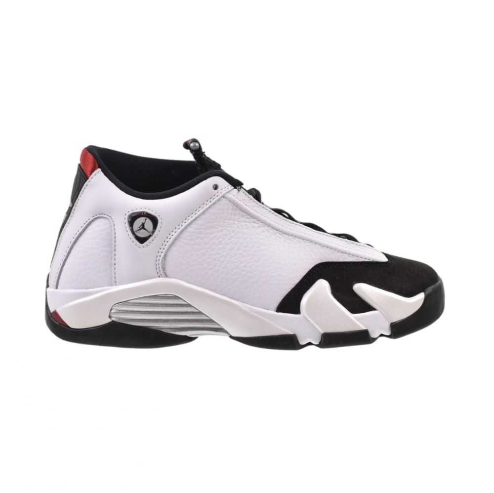 Air Jordan 14 Retro (GS) Big Kids Shoes White/Varsity Red-Black 487524-160