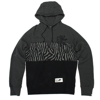 Nike Lebron Safari Print Men's Hoodie Charcoal Heather/Black 577528-032