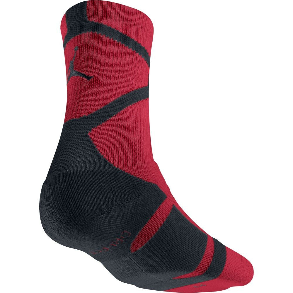 Air Jordan Jumpman Dri-Fit Crew Men's Socks Red/Black 589042-695