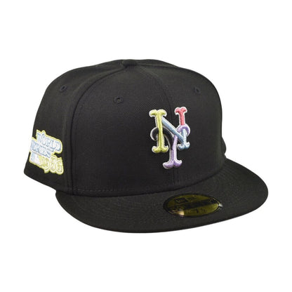 New Era NY Mets World Series 59Fifty Men's Fitted Hat Black 60303639