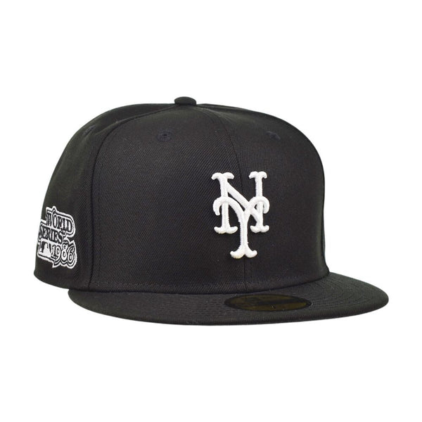 New Era NY Mets World Series 1986 59Fifty Mens Fitted Hat Black 60398771