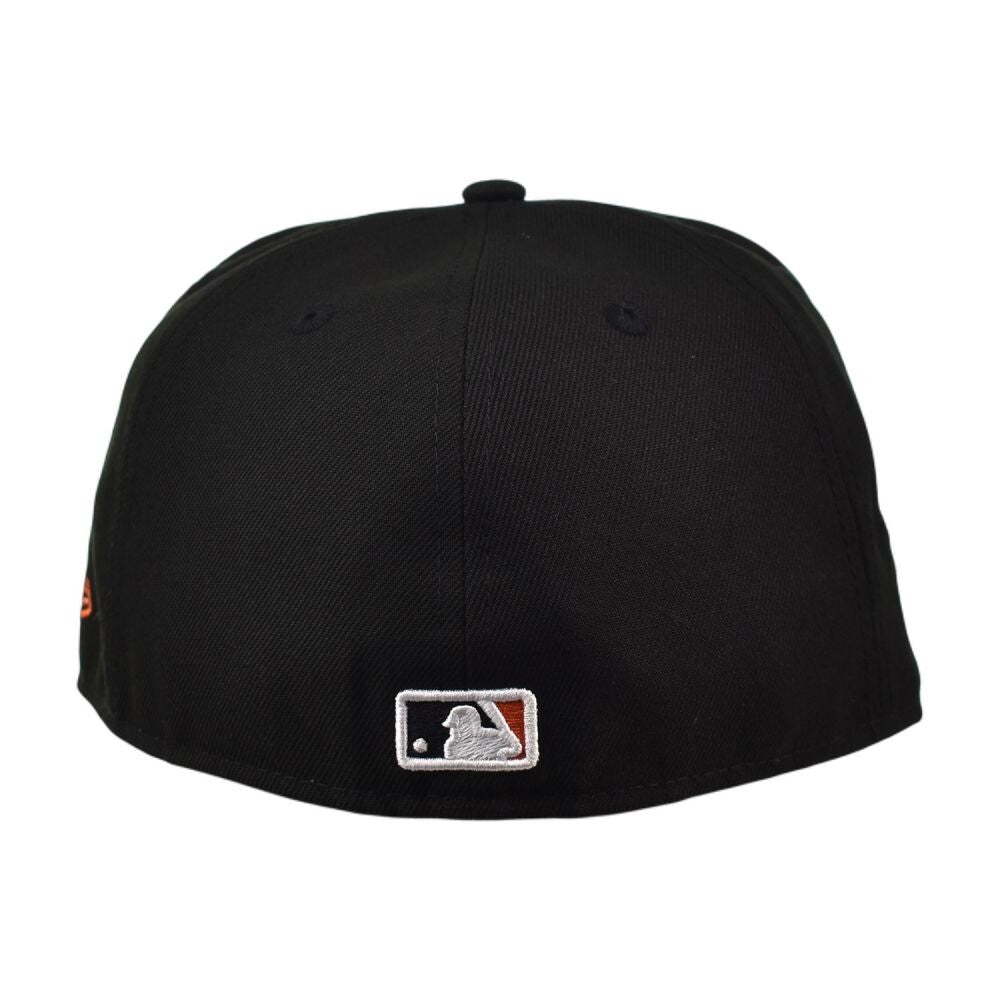 New Era Baltimore Orioles All Star Mens Fitted Hat Black/Orange 60399393