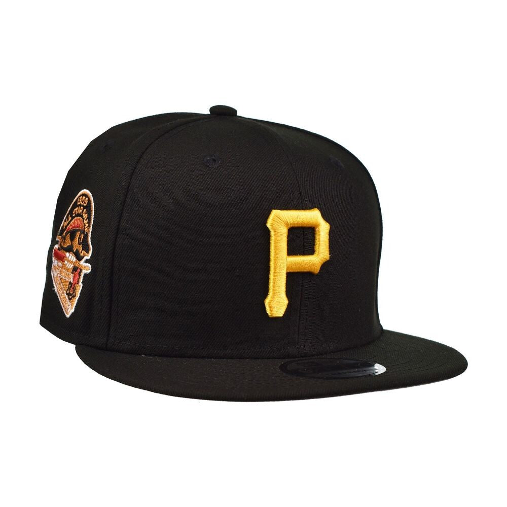 New Era Pirates EG Side Patch 9Fifty Snapback Men's Hat Black 60400838 (OS)