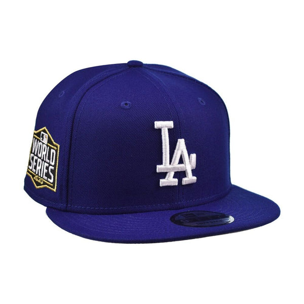 New Era Dodgers 9Fifty Side Patch Snapback Men's Hat Blue 60400854 (OS)