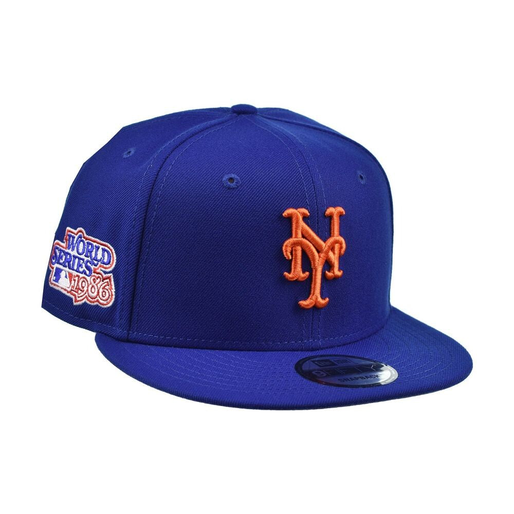 New Era NY Mets Side Patch 9Fifty Snapback Men's Hat Blue 60400870 (OS