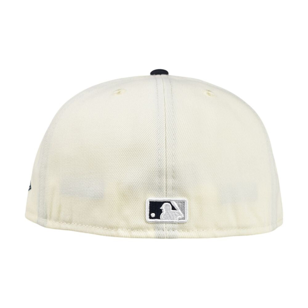 New Era NY Yankees Evergreen Men's Fitted Hat Chrome White 60439187