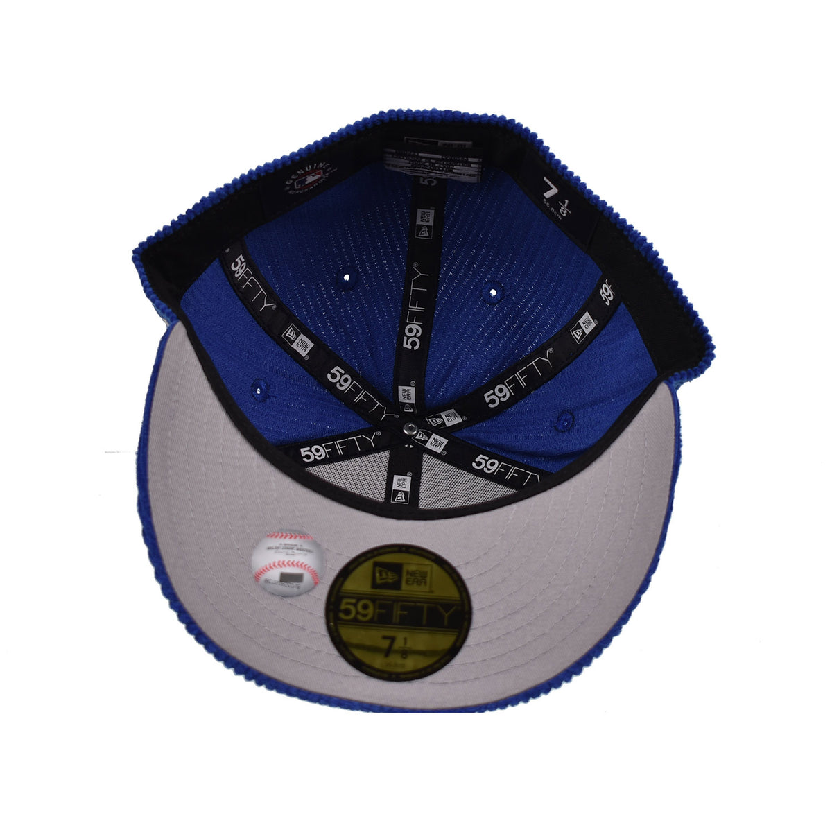 New Era New York Mets Letterman Pin Corduroy 59Fifty Men's Fitted Hat Royal Blue