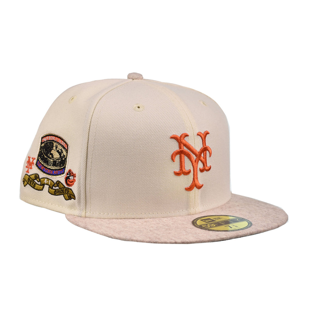 New Era New York Mets Match-Up 59Fifty Men's Fitted Hat Beige