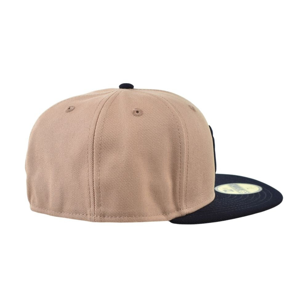 New Era New York Yankees 59Fifty Men's Fitted Hat Beige/Navy 60551336
