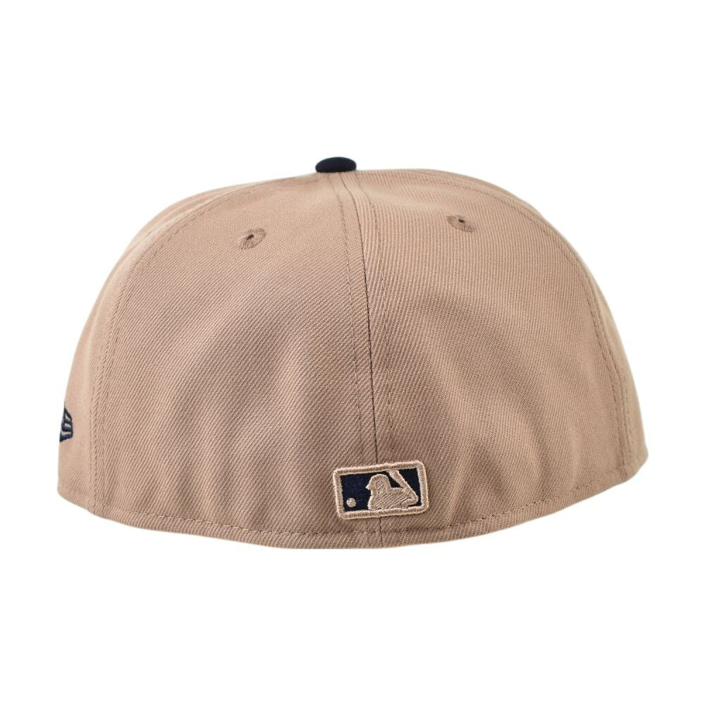 New Era New York Yankees 59Fifty Men's Fitted Hat Beige/Navy 60551336