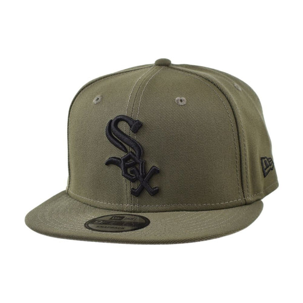 New Era Chicago White Sox Men's Snapback Hat Olive Green/Black 60551607