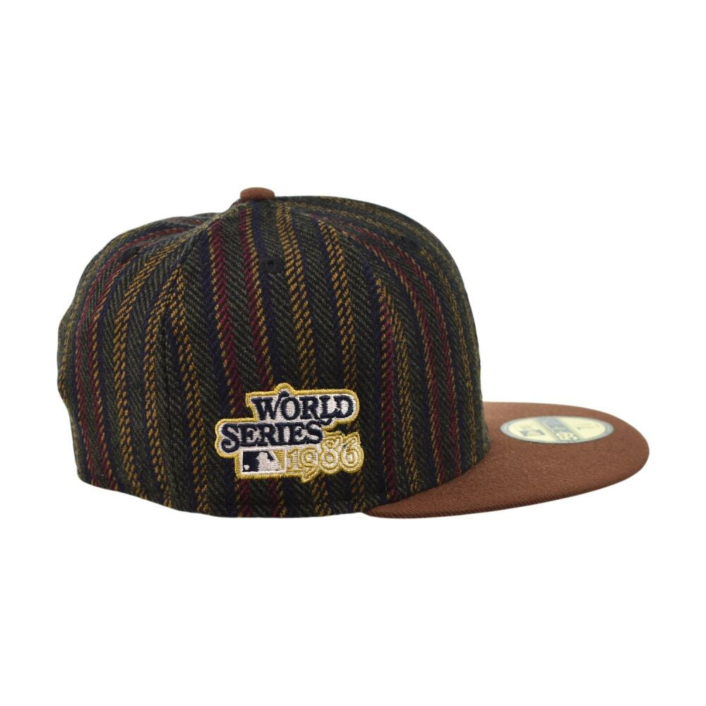 New Era NY Mets Vintage 59Fifty Men's Fitted Hat Brown Herringbone 60586699