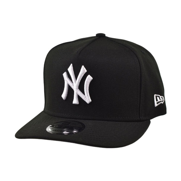 New Era New York Men's 9Fifty A-Frame Snapback Hat Black 60587167