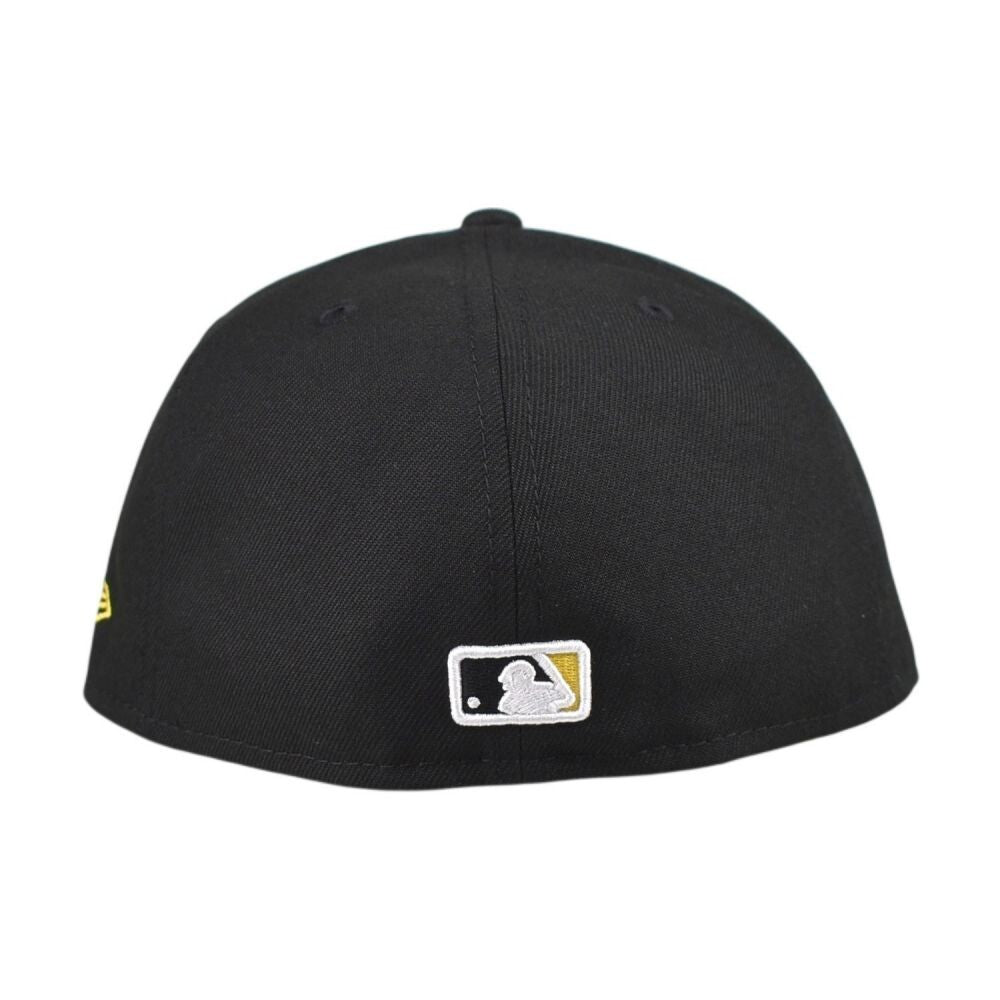 New Era Pittsburgh Pirates A-Frame 59Fifty Men Fitted Hat Black 60596830