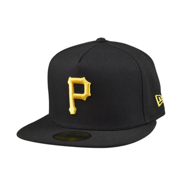 New Era Pittsburgh Pirates A-Frame 59Fifty Men Fitted Hat Black 60596830