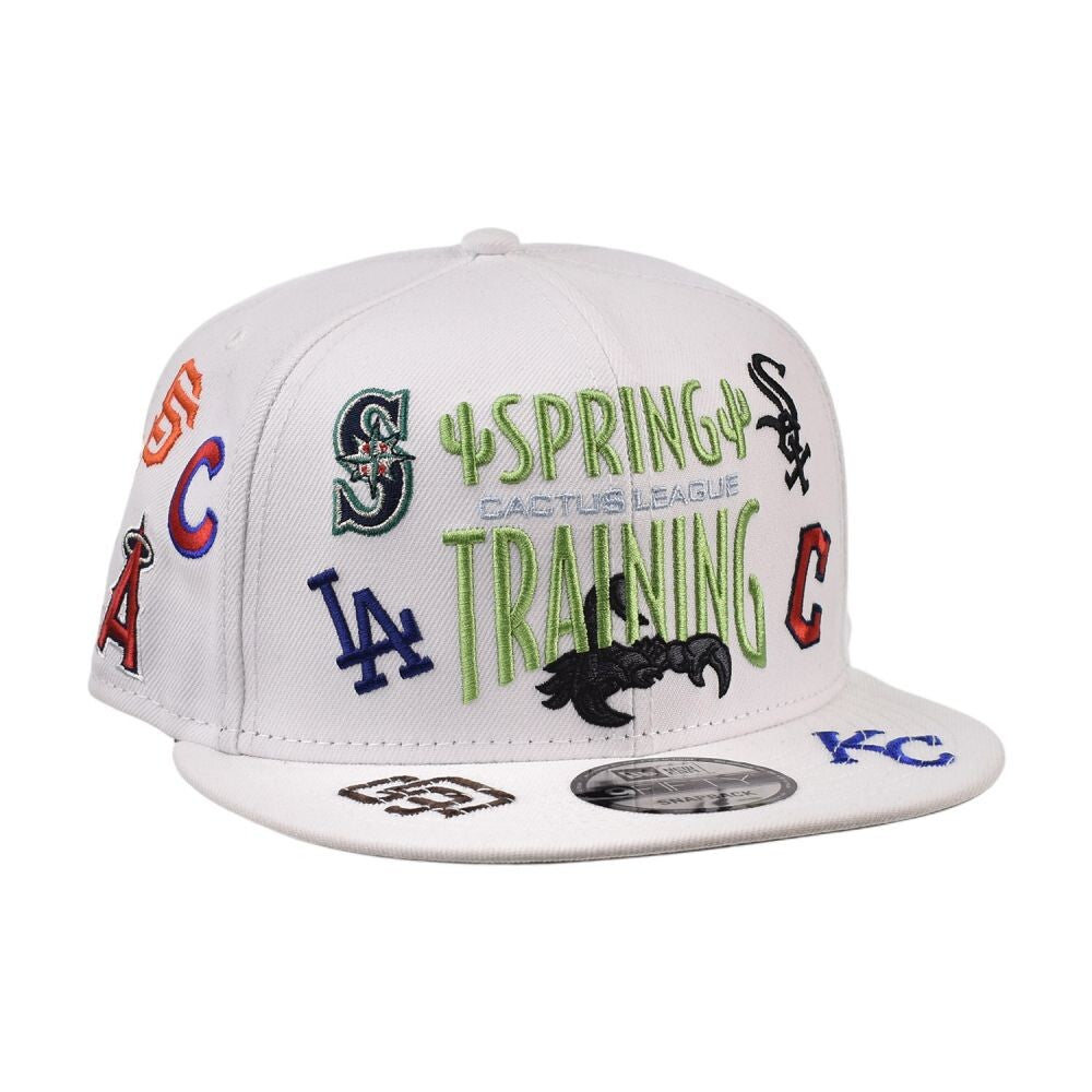 New Era Cactus League Spring All Over Logos Men&#39;s Hat White 60622010