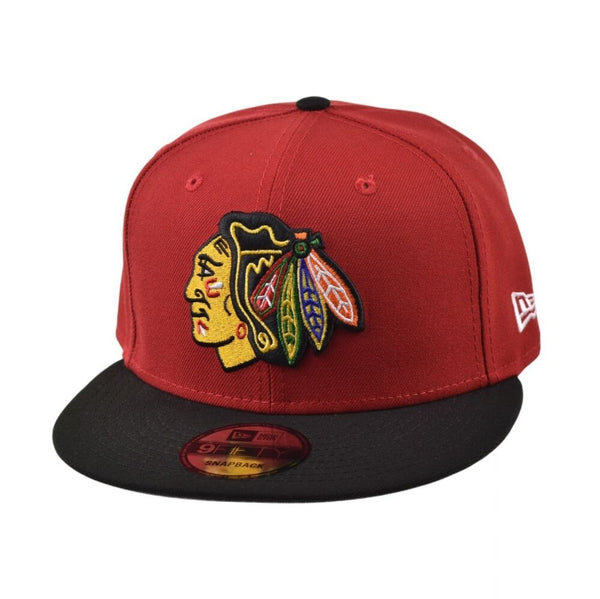 New Era Chicago Blackhawks 9Fifty Men's Snapback Hat Red/Black 60649552