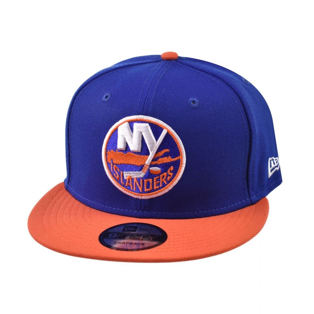 New Era New York Islanders 9Fifty Mens Snapback Hat Blue/Orange 60649566