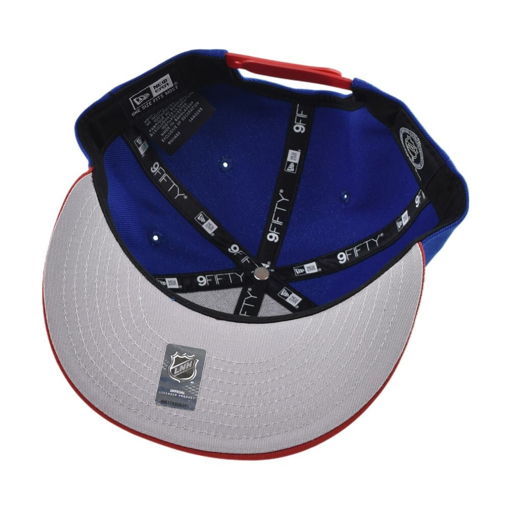 New Era New York Rangers 9Fifty Men's Snapback Hat Blue/Red 60649567