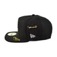 New Era Script Safety Pin Pittsburgh Pirates Mens Fitted Hat Black 60668864