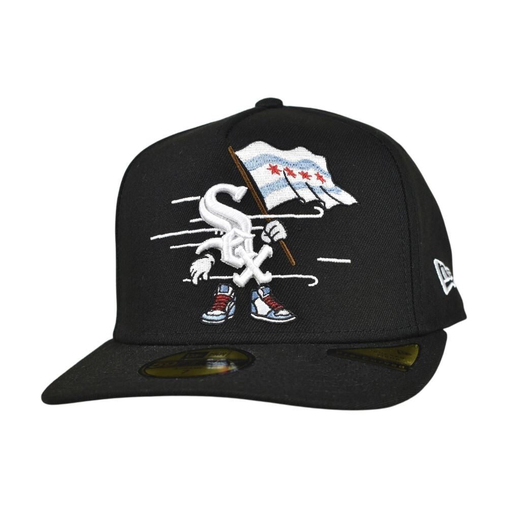 New Era Chicago White Sox Cartoon 59Fifty Men's Fitted Hat Black 60693560