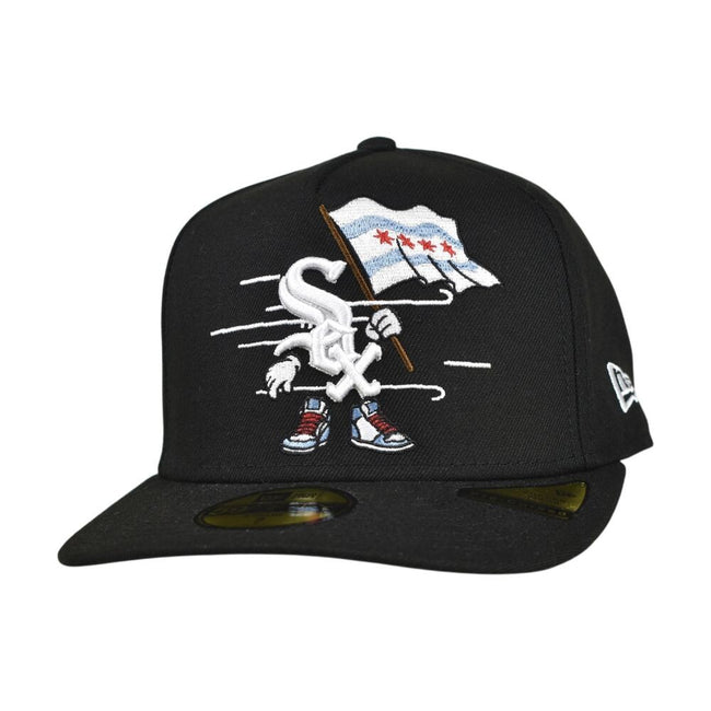 New Era Chicago White Sox Cartoon 59Fifty Men's Fitted Hat Black 60693560