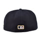 New Era Atlanta Braves 59ifty Men's Fitted Hat Navy/Gold 60750701
