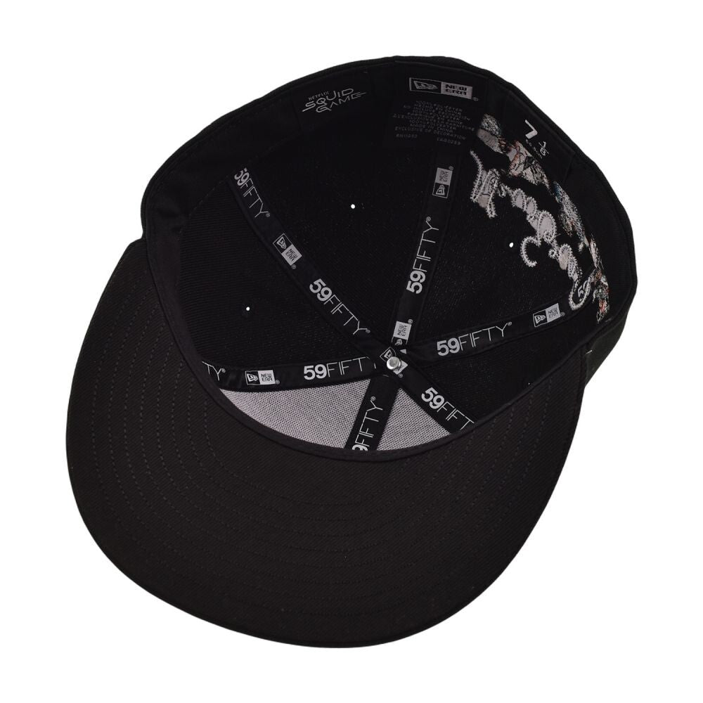 New Era Squid Game Rear Hit 59Fifty Men's Fitted Hat Black 60766452