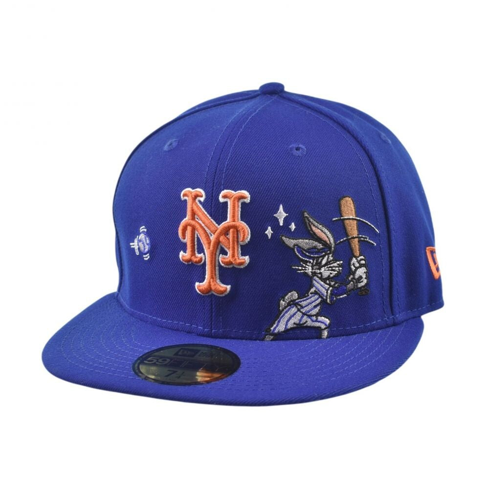 New Era Looney Tunes NY Mets Bugs Bunny Men's Fitted Hat Blue 60857878
