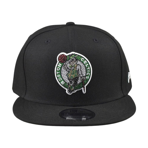 New Era NBA Draft Boston Celtics Rhinestones Men's Hat Black 60861331